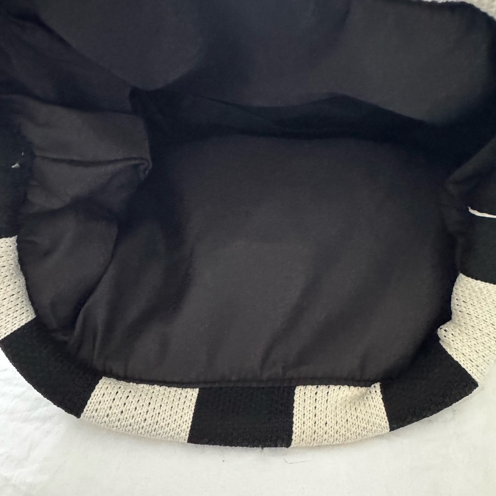 Black and White Striped Clutch - Picture 2 of 5